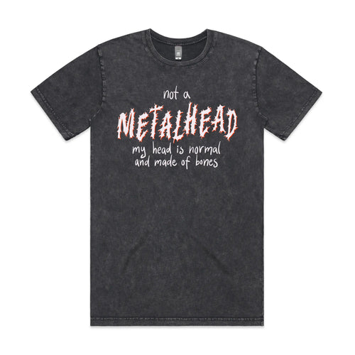 Metalhead Tee by Lonely Kids Club. All clothing from our T-shirts to our shorts and hoodies are ethically made, and printed packed and shipped from Sydney.