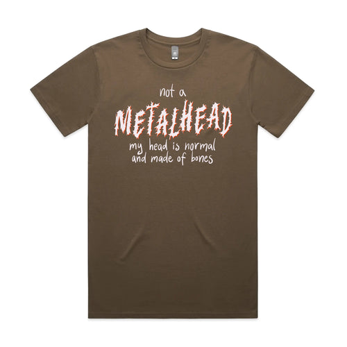 Metalhead Tee by Lonely Kids Club. All clothing from our T-shirts to our shorts and hoodies are ethically made, and printed packed and shipped from Sydney.