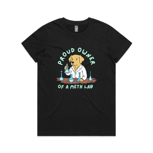 Meth Lab Tee by Lonely Kids Club. All clothing from our T-shirts to our shorts and hoodies are ethically made, and printed packed and shipped from Sydney.
