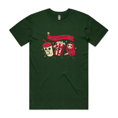Midnight Movie Tee by Lonely Kids Club. All clothing from our T-shirts to our shorts and hoodies are ethically made, and printed packed and shipped from Sydney.