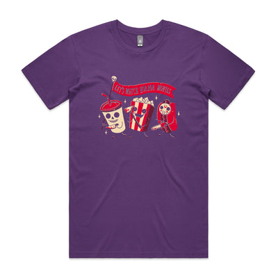 Midnight Movie Tee by Lonely Kids Club. All clothing from our T-shirts to our shorts and hoodies are ethically made, and printed packed and shipped from Sydney.