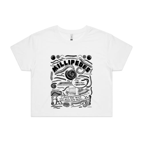 Millipedes Tee by Lonely Kids Club. All clothing from our T-shirts to our shorts and hoodies are ethically made, and printed packed and shipped from Sydney.