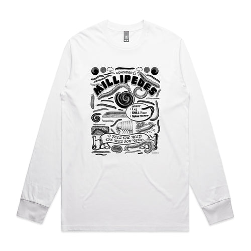 Millipedes Tee by Lonely Kids Club. All clothing from our T-shirts to our shorts and hoodies are ethically made, and printed packed and shipped from Sydney.