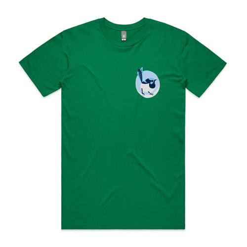 Mini Superb Fairywren Tee by Lonely Kids Club. All clothing from our T-shirts to our shorts and hoodies are ethically made, and printed packed and shipped from Sydney.