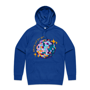 Mirrorball Hoodie by Lonely Kids Club. All clothing from our T-shirts to our shorts and hoodies are ethically made, and printed packed and shipped from Sydney.