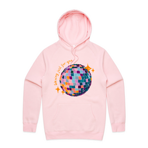 Mirrorball Hoodie by Lonely Kids Club. All clothing from our T-shirts to our shorts and hoodies are ethically made, and printed packed and shipped from Sydney.