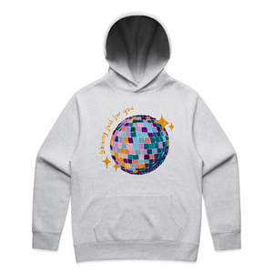 Mirrorball Hoodie by Lonely Kids Club. All clothing from our T-shirts to our shorts and hoodies are ethically made, and printed packed and shipped from Sydney.