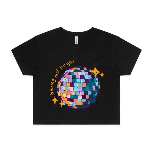 Mirrorball Tee by Lonely Kids Club. All clothing from our T-shirts to our shorts and hoodies are ethically made, and printed packed and shipped from Sydney.