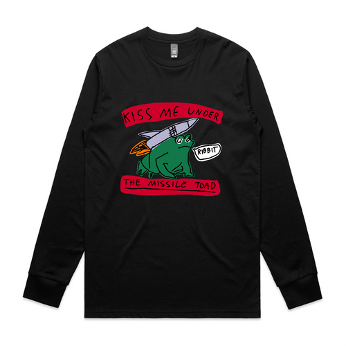 Missile Toad Tee by Lonely Kids Club. All clothing from our T-shirts to our shorts and hoodies are ethically made, and printed packed and shipped from Sydney.