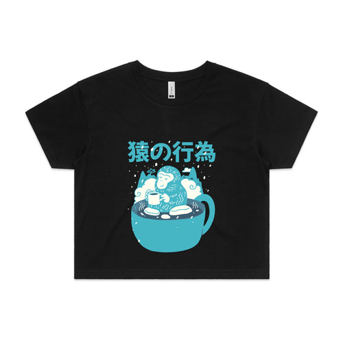 Monkey Coffee Tee by Lonely Kids Club. All clothing from our T-shirts to our shorts and hoodies are ethically made, and printed packed and shipped from Sydney.