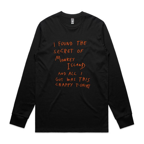 Monkey Island Tee by Lonely Kids Club. All clothing from our T-shirts to our shorts and hoodies are ethically made, and printed packed and shipped from Sydney.