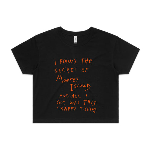 Monkey Island Tee by Lonely Kids Club. All clothing from our T-shirts to our shorts and hoodies are ethically made, and printed packed and shipped from Sydney.