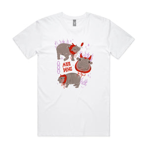 Moo Deng Tee by Lonely Kids Club. All clothing from our T-shirts to our shorts and hoodies are ethically made, and printed packed and shipped from Sydney.