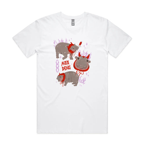 Moo Deng Tee by Lonely Kids Club. All clothing from our T-shirts to our shorts and hoodies are ethically made, and printed packed and shipped from Sydney.