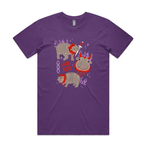 Moo Deng Tee by Lonely Kids Club. All clothing from our T-shirts to our shorts and hoodies are ethically made, and printed packed and shipped from Sydney.