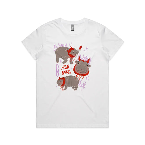 Moo Deng Tee by Lonely Kids Club. All clothing from our T-shirts to our shorts and hoodies are ethically made, and printed packed and shipped from Sydney.