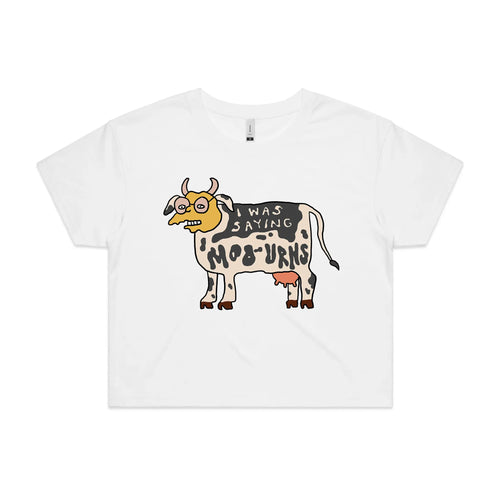 Moo-Urns Tee by Lonely Kids Club. All clothing from our T-shirts to our shorts and hoodies are ethically made, and printed packed and shipped from Sydney.