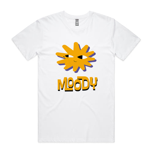 Moody Tee by Lonely Kids Club. All clothing from our T-shirts to our shorts and hoodies are ethically made, and printed packed and shipped from Sydney.