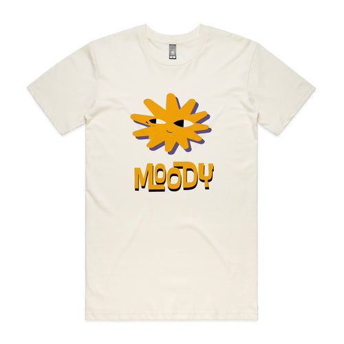 Moody Tee by Lonely Kids Club. All clothing from our T-shirts to our shorts and hoodies are ethically made, and printed packed and shipped from Sydney.