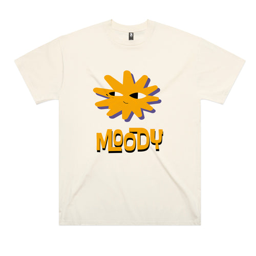 Moody Tee by Lonely Kids Club. All clothing from our T-shirts to our shorts and hoodies are ethically made, and printed packed and shipped from Sydney.