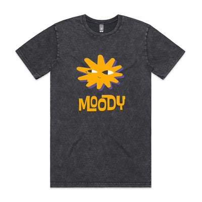 Moody Tee by Lonely Kids Club. All clothing from our T-shirts to our shorts and hoodies are ethically made, and printed packed and shipped from Sydney.