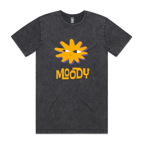 Moody Tee by Lonely Kids Club. All clothing from our T-shirts to our shorts and hoodies are ethically made, and printed packed and shipped from Sydney.