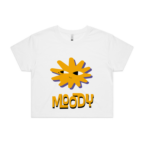Moody Tee by Lonely Kids Club. All clothing from our T-shirts to our shorts and hoodies are ethically made, and printed packed and shipped from Sydney.