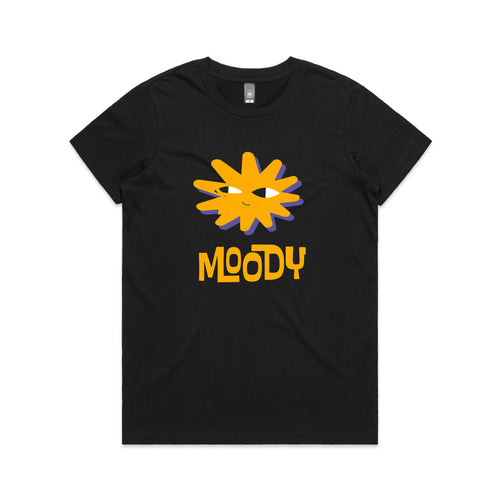 Moody Tee by Lonely Kids Club. All clothing from our T-shirts to our shorts and hoodies are ethically made, and printed packed and shipped from Sydney.
