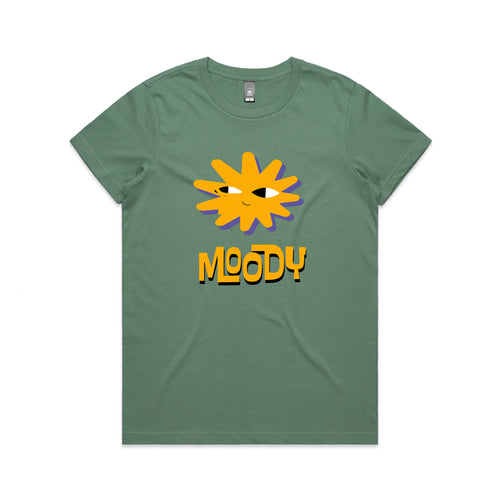 Moody Tee by Lonely Kids Club. All clothing from our T-shirts to our shorts and hoodies are ethically made, and printed packed and shipped from Sydney.