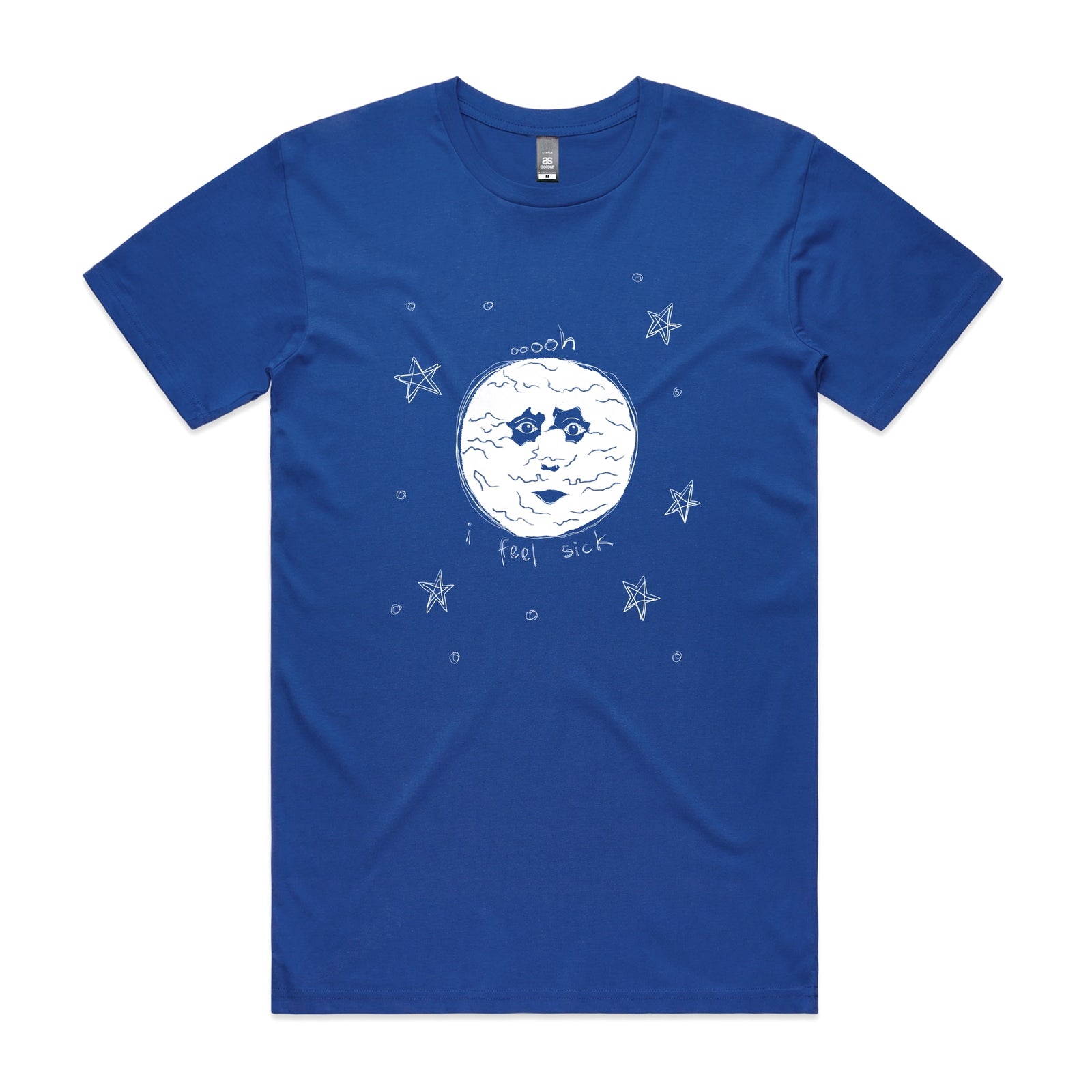 The Moon Tee by Lonely Kids Club. All clothing from our T-shirts to our shorts and hoodies are ethically made, and printed packed and shipped from Sydney.