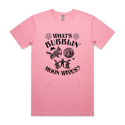 Moon Wives Tee by Lonely Kids Club. All clothing from our T-shirts to our shorts and hoodies are ethically made, and printed packed and shipped from Sydney.