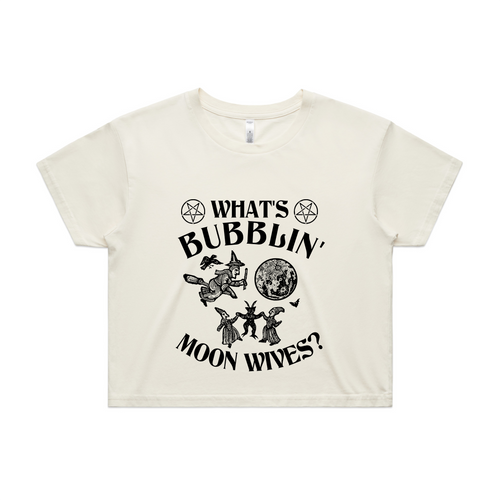 Moon Wives Tee by Lonely Kids Club. All clothing from our T-shirts to our shorts and hoodies are ethically made, and printed packed and shipped from Sydney.