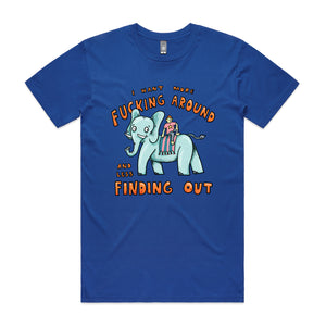 More Fucking Around Tee by Lonely Kids Club. All clothing from our T-shirts to our shorts and hoodies are ethically made, and printed packed and shipped from Sydney.