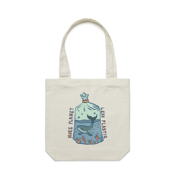 More Planet, Less Plastic Tote