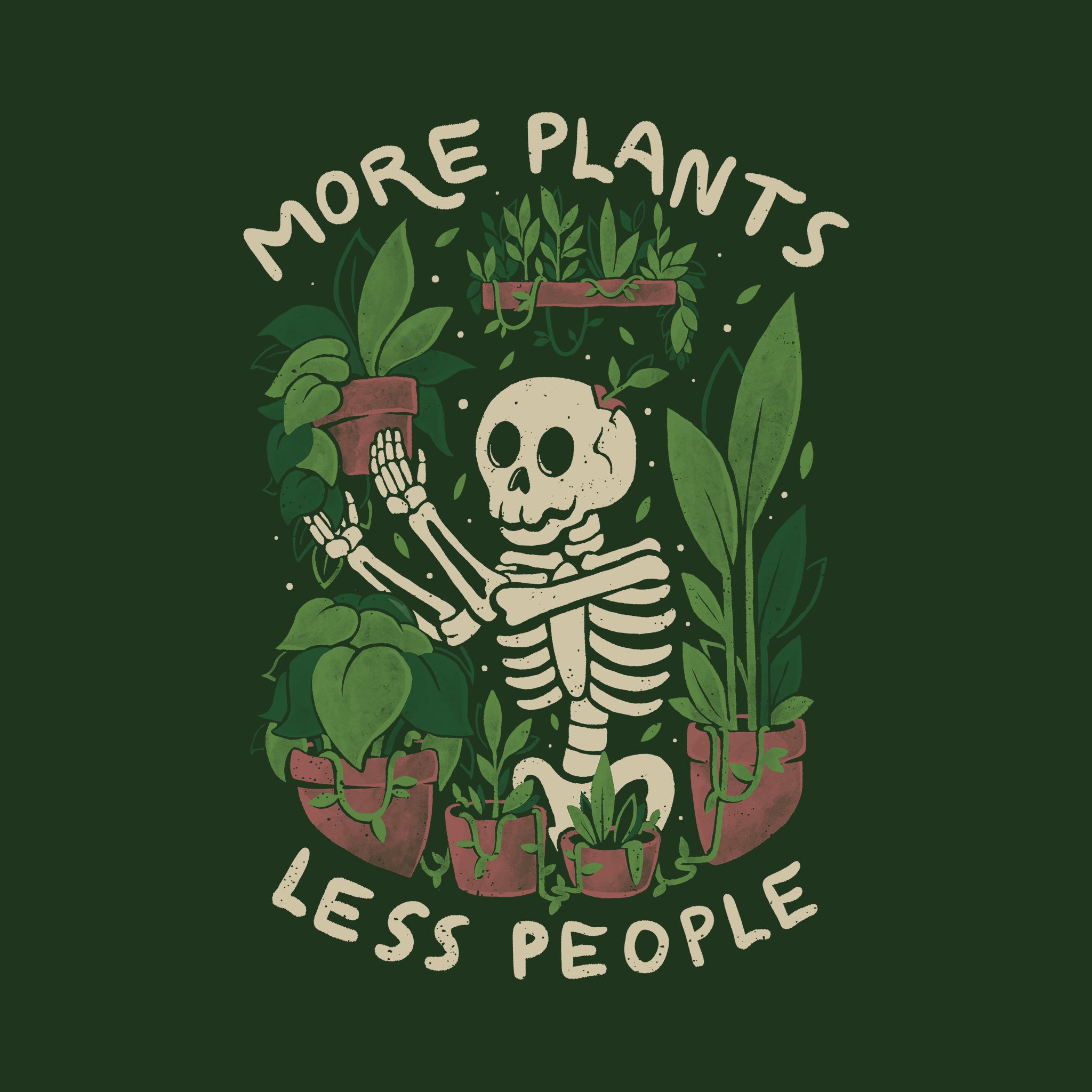 More Plants Less People Tee