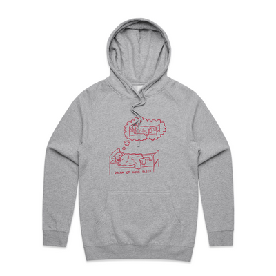 More Sleep Hoodie by Lonely Kids Club. All clothing from our T-shirts to our shorts and hoodies are ethically made, and printed packed and shipped from Sydney.