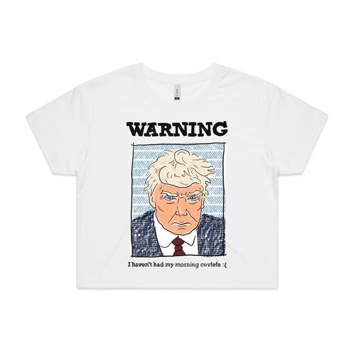 Morning Covfefe Tee by Lonely Kids Club. All clothing from our T-shirts to our shorts and hoodies are ethically made, and printed packed and shipped from Sydney.