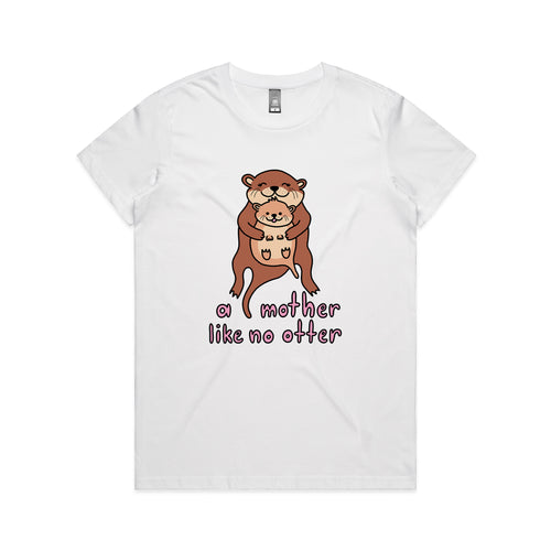 Mother Like No Otter Tee by Lonely Kids Club. All clothing from our T-shirts to our shorts and hoodies are ethically made, and printed packed and shipped from Sydney.