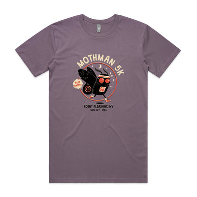 Mothman 5k Tee by Lonely Kids Club. All clothing from our T-shirts to our shorts and hoodies are ethically made, and printed packed and shipped from Sydney.