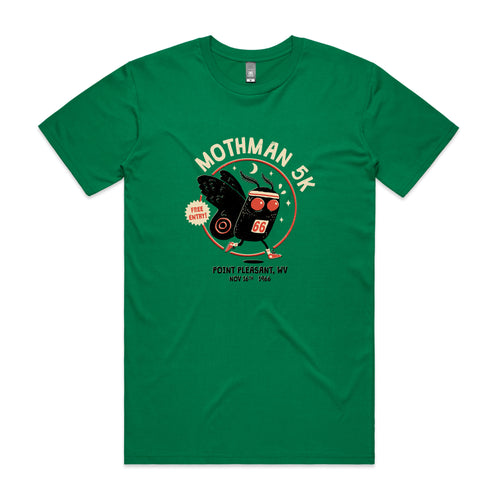 Mothman 5k Tee by Lonely Kids Club. All clothing from our T-shirts to our shorts and hoodies are ethically made, and printed packed and shipped from Sydney.