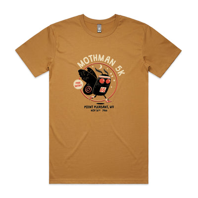 Mothman 5k Tee by Lonely Kids Club. All clothing from our T-shirts to our shorts and hoodies are ethically made, and printed packed and shipped from Sydney.