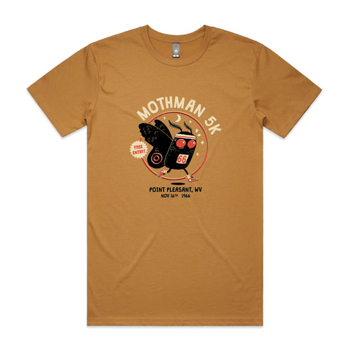 Mothman 5k Tee by Lonely Kids Club. All clothing from our T-shirts to our shorts and hoodies are ethically made, and printed packed and shipped from Sydney.