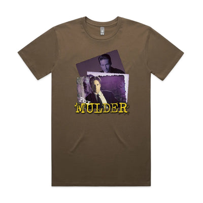 Mulder Retro Tee by Lonely Kids Club. All clothing from our T-shirts to our shorts and hoodies are ethically made, and printed packed and shipped from Sydney.