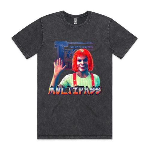 Multipass Tee by Lonely Kids Club. All clothing from our T-shirts to our shorts and hoodies are ethically made, and printed packed and shipped from Sydney.