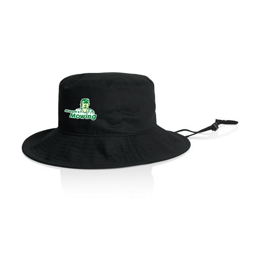 Murph's Mowing Sun Hat by Lonely Kids Club. All clothing from our T-shirts to our shorts and hoodies are ethically made, and printed packed and shipped from Sydney.