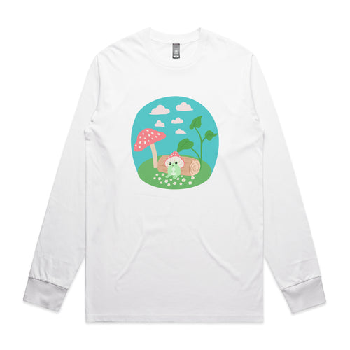 Mushroom Frog Tee by Lonely Kids Club. All clothing from our T-shirts to our shorts and hoodies are ethically made, and printed packed and shipped from Sydney.