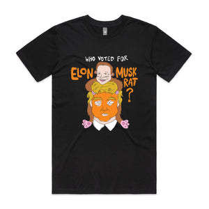 Muskrat Tee by Lonely Kids Club. All clothing from our T-shirts to our shorts and hoodies are ethically made, and printed packed and shipped from Sydney.
