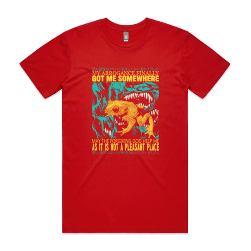 My Arrogance Tee by Lonely Kids Club. All clothing from our T-shirts to our shorts and hoodies are ethically made, and printed packed and shipped from Sydney.
