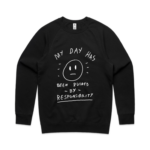 My Day Jumper by Lonely Kids Club. All clothing from our T-shirts to our shorts and hoodies are ethically made, and printed packed and shipped from Sydney.