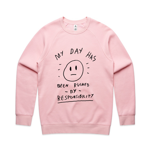 My Day Jumper by Lonely Kids Club. All clothing from our T-shirts to our shorts and hoodies are ethically made, and printed packed and shipped from Sydney.